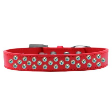 UNCONDITIONAL LOVE Sprinkles AB Crystals Dog CollarRed Size 16 UN847267